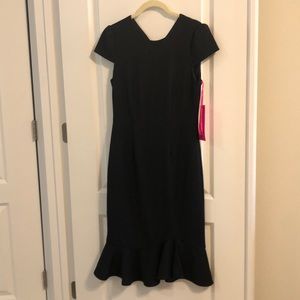 Betsey Johnson Cap Sleeve Tulip Bottom Dress